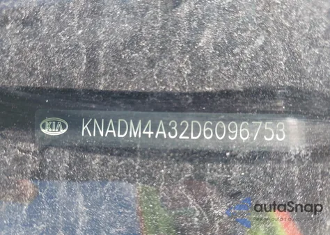 2013 Kia Rio Lx из США, поврежденный, VIN KNADM4A32D6096753